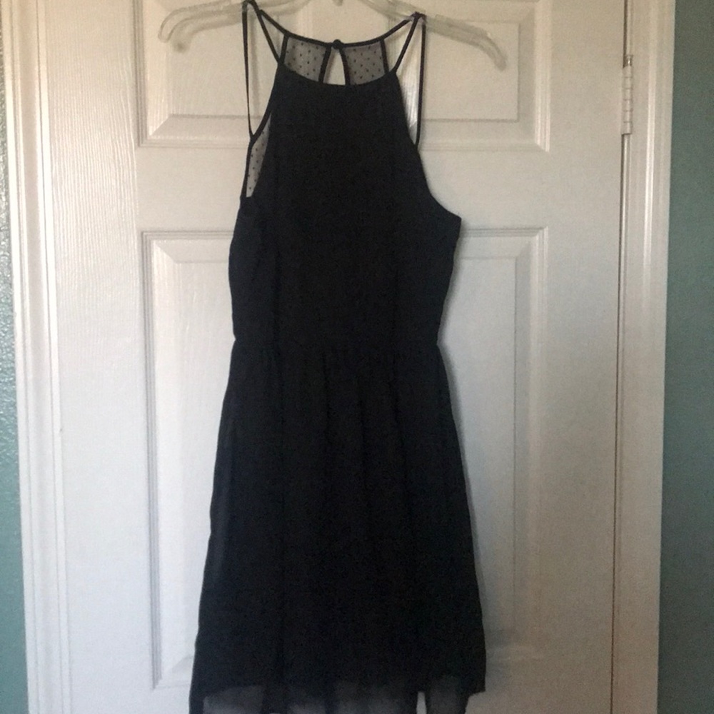 Black Chiffon Dress